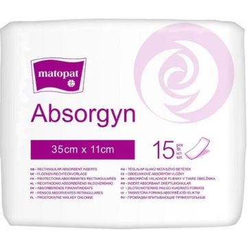Absorgyn rectangular absorbent inserts 35x11cm
