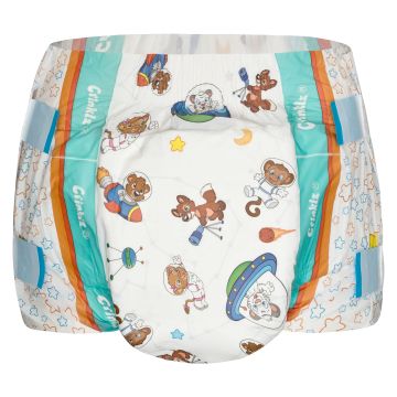 Crinklz ASTRONAUT Print Slip Windeln, Plastik Aussenlage