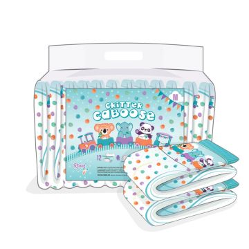 Rearz Critter Caboose Printed Diapers