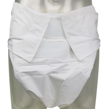 Sumo Style Reusable Diaper PUL Backed, White