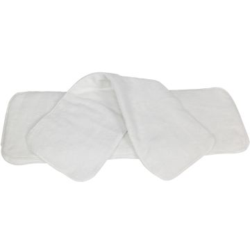 4 Clothdiaper Inserts consisting out of 3 Layers Microfibre 50x15cm