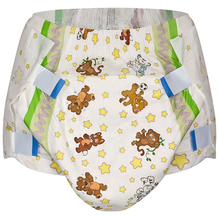Crinklz Adult Diapers with Print, Plastic Backed (PL173) €17.95