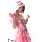 Sissy Bo Peep Dress Pink Polkadot PVC, Ladies