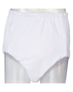 White Snaps Cloth Diaper Without Waterproof Outer