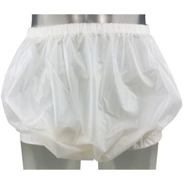 Generous Plastic Pants with Wide Elastics