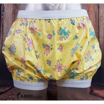 Extra Ruime PVC Bloomers met Brede Elastieken, Print