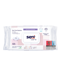Seni Wet Wipes Sensitive 68 Pack