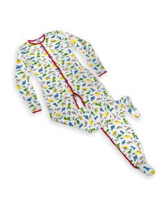 Volwassen Print Jammies met Voeten