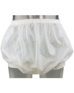 Ruime Plastic Broek met Brede Elastieken
