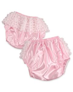 Roze Satijnen Rhumba Waterdicht Slipje