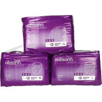 Absorin Comfort Pants Super, Cotton Feel