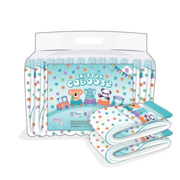 Rearz Critter Caboose Mega Luiers met Print