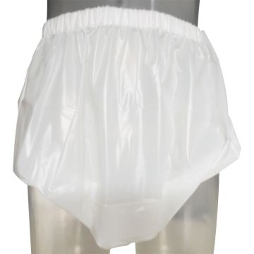 Extra Diepe Pull-On Plastic Broeken met Print