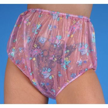 Traditionele Plastic Broek, 5 Kleuren met of zonder Print