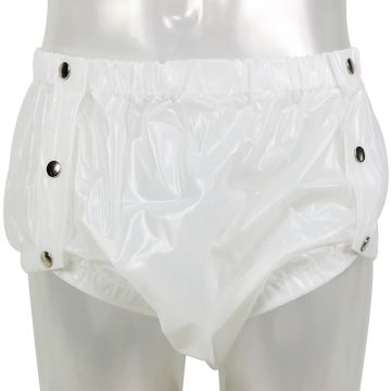 Welgevormd Plastic Broek met Drukknopen