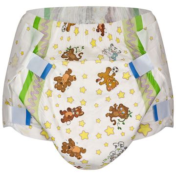 Crinklz Luiers voor Volwassenen met Print, Plastic Buitenlaag