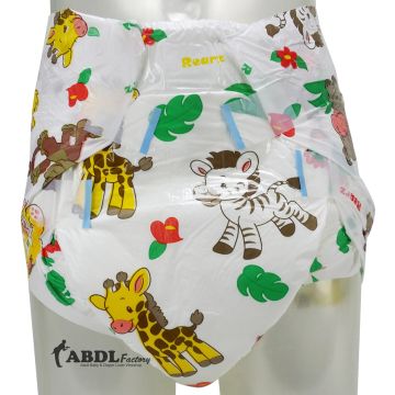 Rearz Safari Print, Super Absorberend, Plastic Buitenlaag