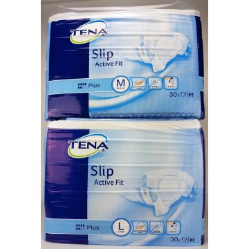 Tena Slip Active-Fit Plus, Plastic Buitenlaag