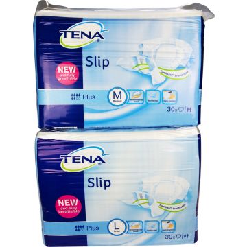 Tena Slip Plus, Cotton-Feel Buitenlaag