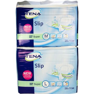 Tena Slip Super, Cotton-Feel Buitenlaag
