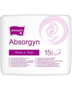 Absorgyn rectangular absorbent inserts 35x11cm
